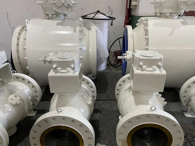 صمام الكرة المحورية المصبوبة بمقعد معدني